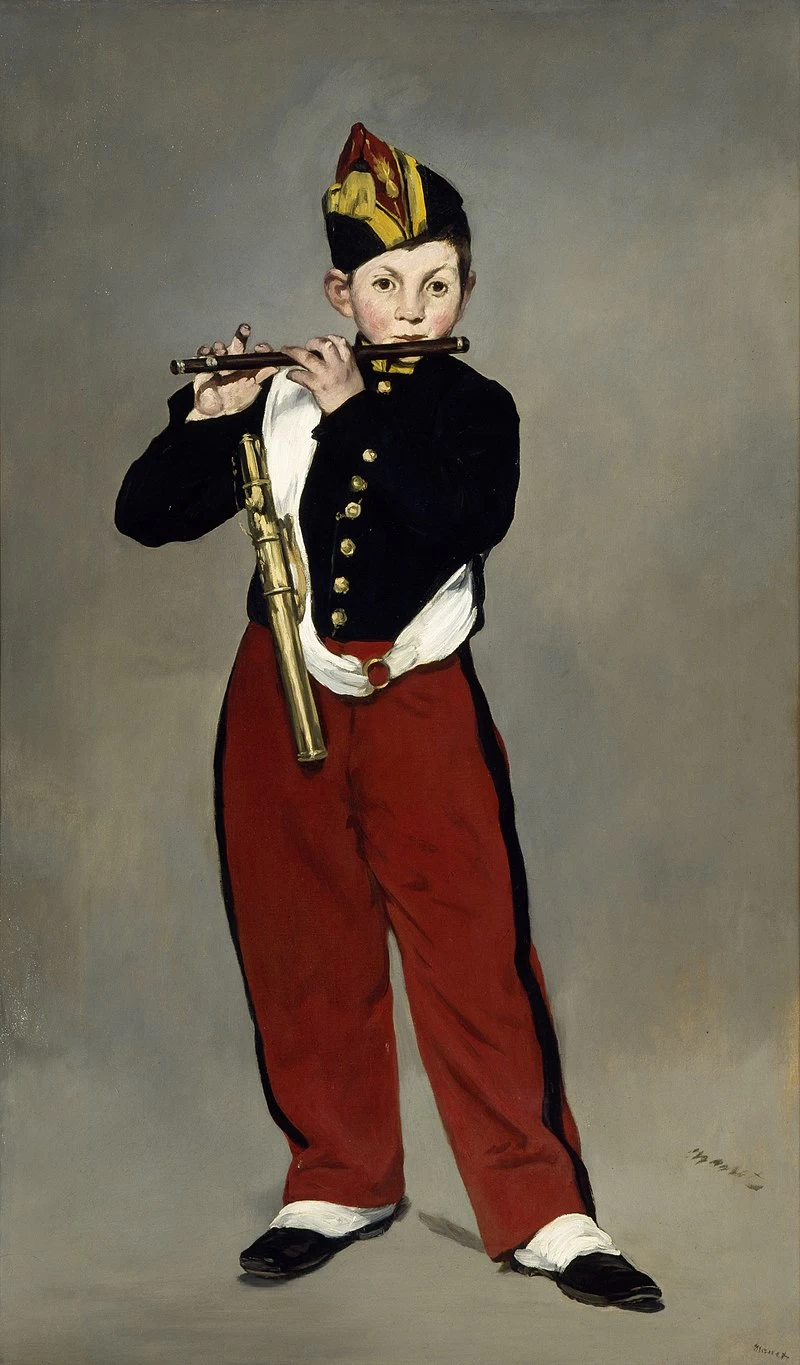   125-Édouard Manet, Giovane flautista, 1866-Museo d'Orsay, Parigi